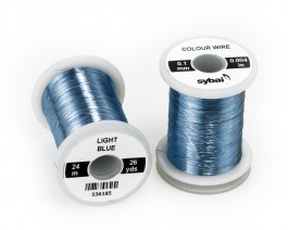 Colour Wire, 0.1 mm, Light Blue